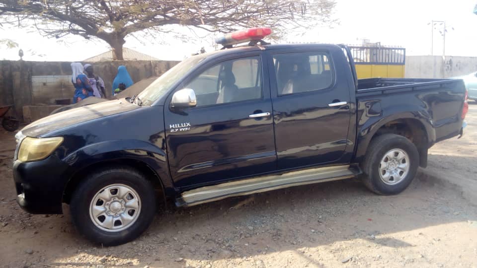 Rufus Ebegba Centre Fully Renovates Police Patrol Hilux